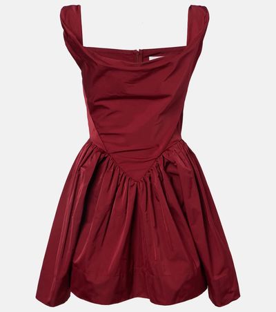 fitted lace wedding dress VIVIENNE WESTWOOD Size XS Red Viscose Ruched Long Sleeve Dress main image 0
