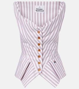 Vivienne Westwood Vivienne Westwood Monday striped cotton top