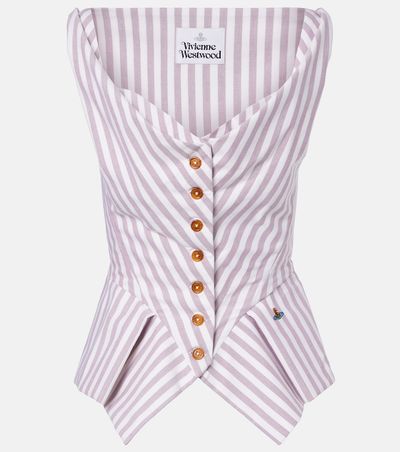 Vivienne Westwood Vivienne Westwood Monday striped cotton top
