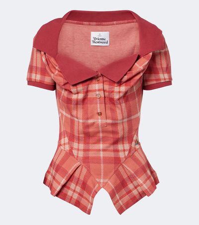 Vivienne Westwood Vivienne Westwood Monday tartan cotton top