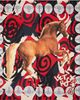 Vivienne Westwood Vivienne Westwood Multicolor Horse Square Scarf - 1