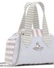 Vivienne Westwood Vivienne Westwood Navy & Burgundy Yasmine Small Archive Hand Bag - 2