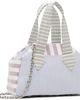 Vivienne Westwood Vivienne Westwood Navy & Burgundy Yasmine Small Archive Hand Bag - 3
