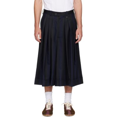 Vivienne Westwood Vivienne Westwood Navy & Gray Culottes Trousers