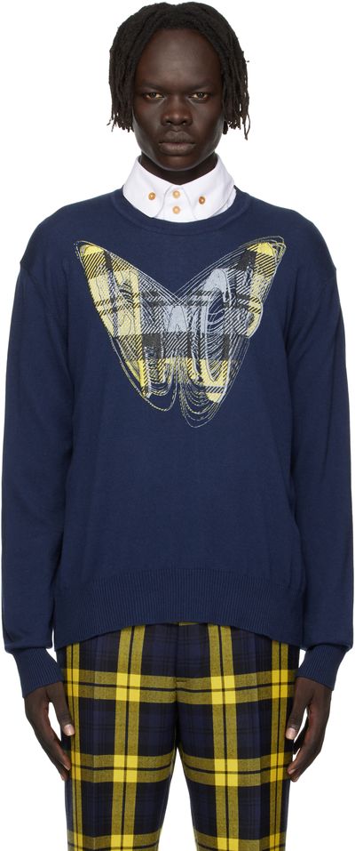 Vivienne Westwood Vivienne Westwood Navy Chaos Sweater
