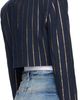 Vivienne Westwood Vivienne Westwood Navy Long Sleeve Cut Off Blazer - 3