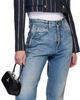 Vivienne Westwood Vivienne Westwood Navy Long Sleeve Cut Off Blazer - 4