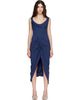 Vivienne Westwood Vivienne Westwood Navy Panther Midi Dress - 1