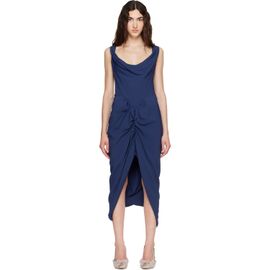 Vivienne Westwood Vivienne Westwood Navy Panther Midi Dress