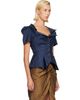 Vivienne Westwood Vivienne Westwood Navy S/S Monday Shirt - 2
