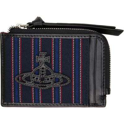 Vivienne Westwood Vivienne Westwood Navy Zip Card Holder