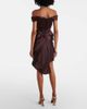 Vivienne Westwood Vivienne Westwood Nova Cora asymmetric satin minidress - 3