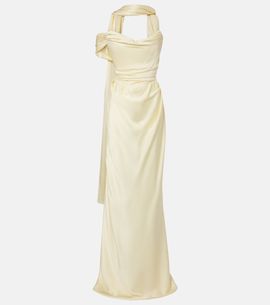 Vivienne Westwood Vivienne Westwood Nova Vixen scarf-detail satin bustier gown