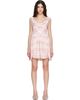 Vivienne Westwood Vivienne Westwood Off-White & Pink Sunday Minidress - 1