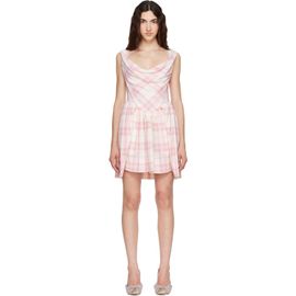 Vivienne Westwood Vivienne Westwood Off-White & Pink Sunday Minidress