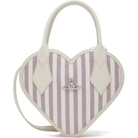Vivienne Westwood Vivienne Westwood Off-White & Purple Josephine Heart Crossbody Bag