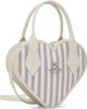 Vivienne Westwood Vivienne Westwood Off-White & Purple Josephine Heart Crossbody Bag - 2
