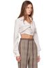 Vivienne Westwood Vivienne Westwood Off-White Cropped Drunken Shirt - 2
