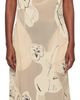 Vivienne Westwood Vivienne Westwood Off-White Printed Veil Crepe Ionian Midi Dress - 1