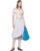 Vivienne Westwood Vivienne Westwood Off-White Short Sleeve Bea Corset Cardigan Blouse - 4