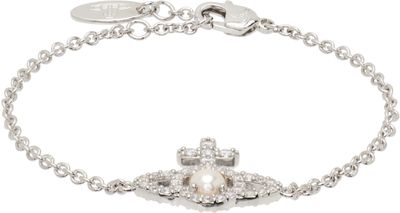 Vivienne Westwood Vivienne Westwood Olympia Faux-Pearl Chain Bracelet
