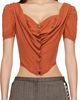Vivienne Westwood Vivienne Westwood Orange Bea Corset Cardigan Blouse - 1