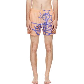 Vivienne Westwood Vivienne Westwood Orange Surf Boxer Swim Shorts