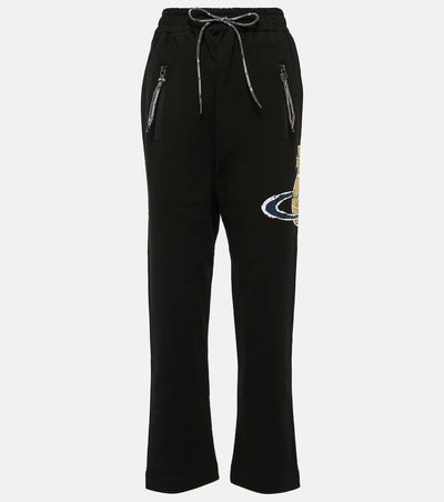 Vivienne Westwood Vivienne Westwood Orb printed cotton jersey sweatpants