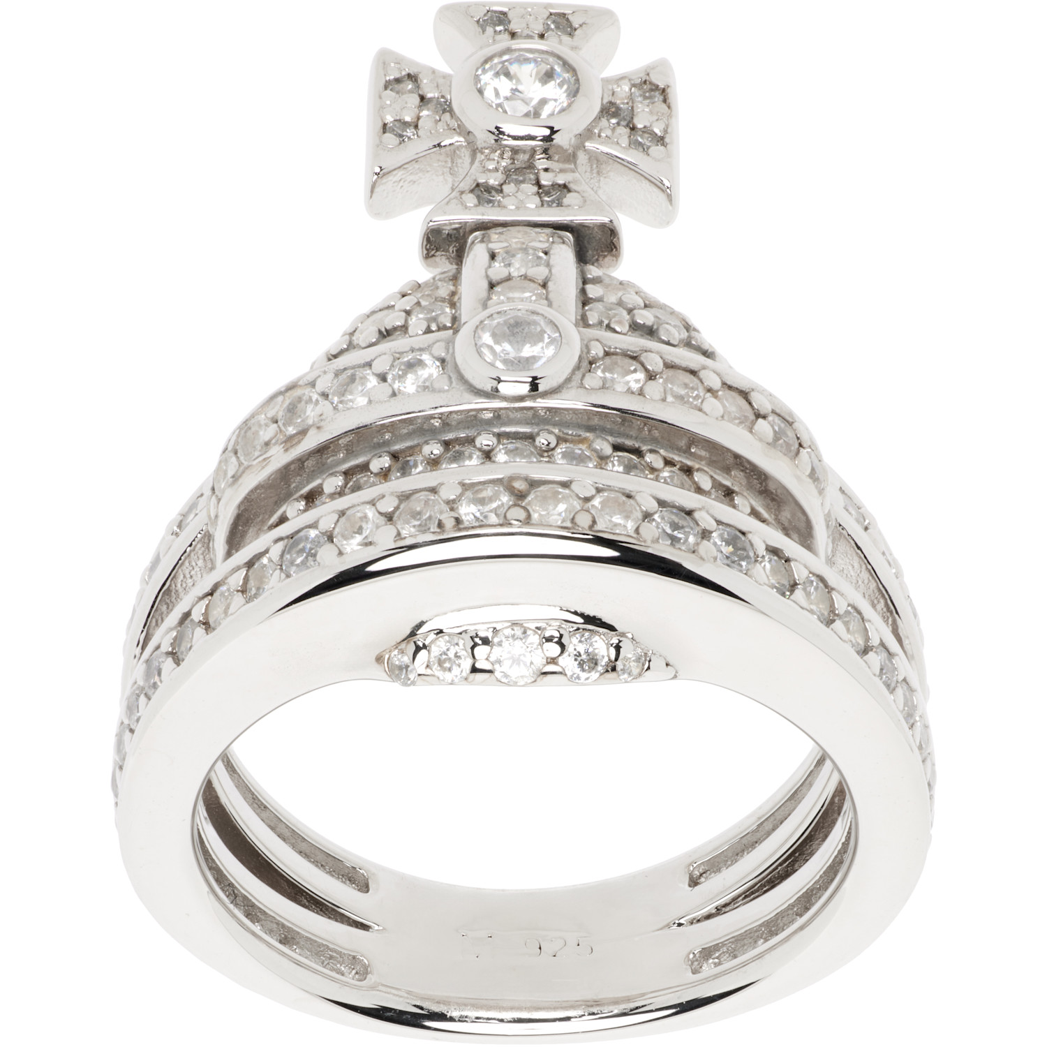 Vivienne Westwood - Gunmetal Franca Ring