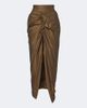 Vivienne Westwood Vivienne Westwood Panther gathered cotton-blend midi skirt - 1