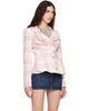 Vivienne Westwood Vivienne Westwood Pink & Off-White Drunken Tailored Blazer - 2