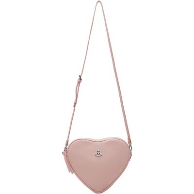 Vivienne Westwood Vivienne Westwood Pink Alexa Heart Crossbody Bag