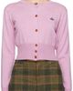 Vivienne Westwood Vivienne Westwood Pink Bea Cropped Cardigan - 1