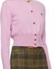 Vivienne Westwood Vivienne Westwood Pink Bea Cropped Cardigan - 2