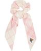 Vivienne Westwood Vivienne Westwood Pink Embroidered Large Scrunchie - 1