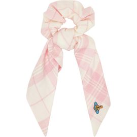 Vivienne Westwood Vivienne Westwood Pink Embroidered Large Scrunchie