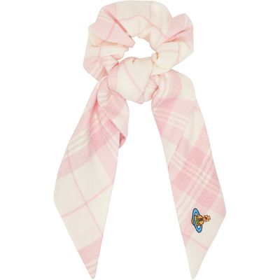 Vivienne Westwood Vivienne Westwood Pink Embroidered Large Scrunchie