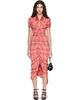 Vivienne Westwood Vivienne Westwood Pink Pulling Midi Dress - 1