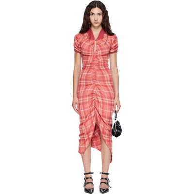 Vivienne Westwood Vivienne Westwood Pink Pulling Midi Dress