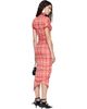 Vivienne Westwood Vivienne Westwood Pink Pulling Midi Dress - 3