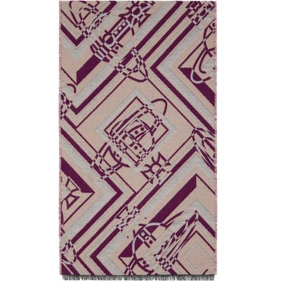 Vivienne Westwood Vivienne Westwood Pink Rug Scarf