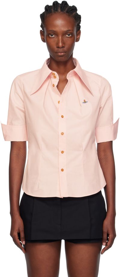Vivienne Westwood Vivienne Westwood Pink Short Sleeve Violin Shirt