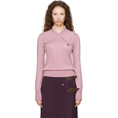 Vivienne Westwood Vivienne Westwood Pink Tie Bea Long Sleeve Polo