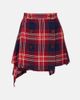 Vivienne Westwood Vivienne Westwood Plaid asymmetric miniskirt - 1