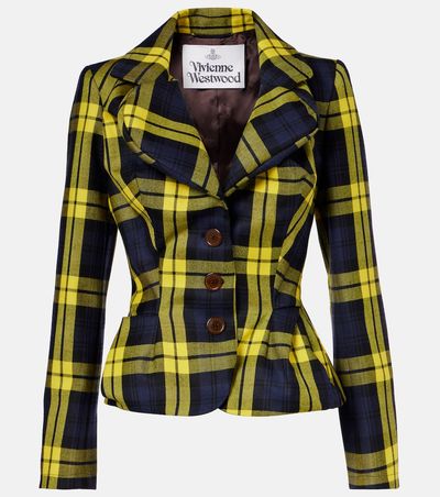Vivienne Westwood Vivienne Westwood Plaid virgin wool blazer