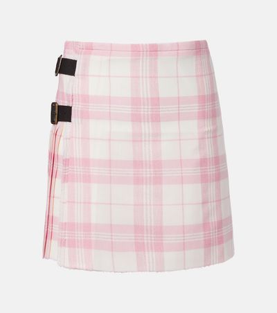 Vivienne Westwood Vivienne Westwood Plaid wool-blend miniskirt