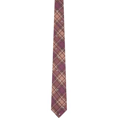 Vivienne Westwood Vivienne Westwood Purple 7cm 'Louth Tartan' Tie