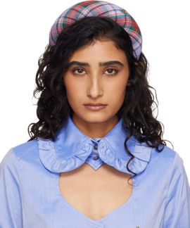 Vivienne Westwood Vivienne Westwood Purple & Red Louth Tartan Large Headband