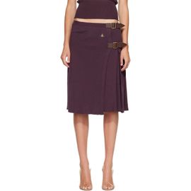 Vivienne Westwood Vivienne Westwood Purple Alex Kilt Midi Skirt