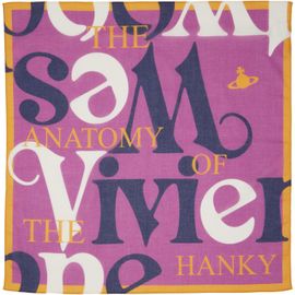 Vivienne Westwood Vivienne Westwood Purple 'Anatomy of Hanky' Scarf